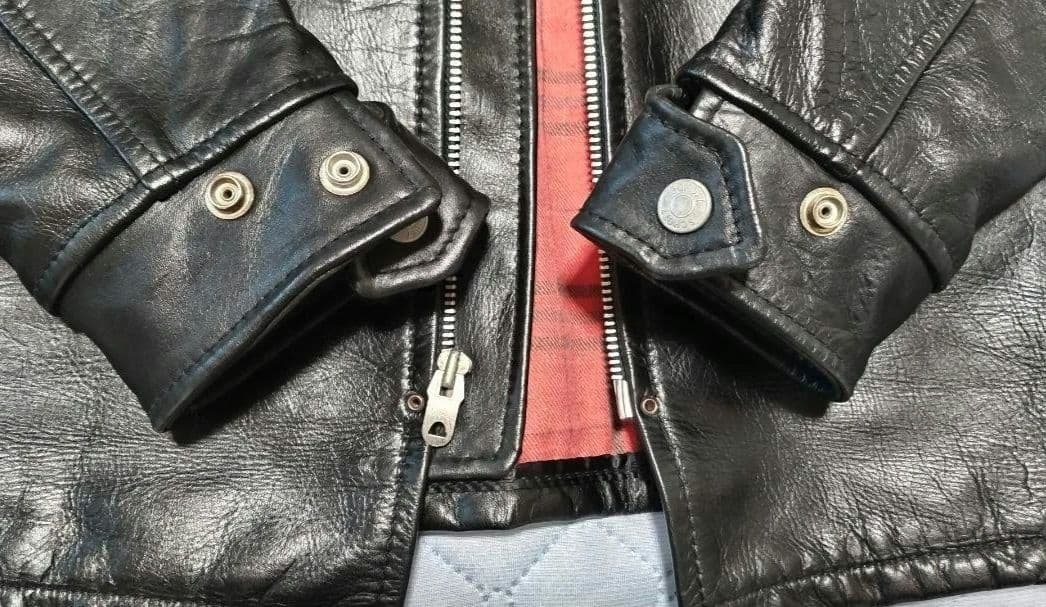 Schott ショット / トラッカージャケット シングルライダース 黒 M