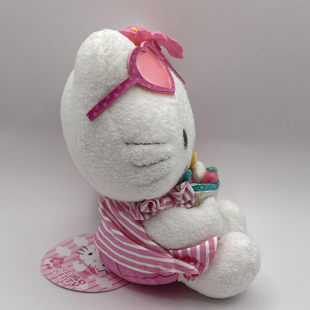 【希少✨タグ付き】サンリオハローキティぬいぐるみ　2005年サマードール　レトロ