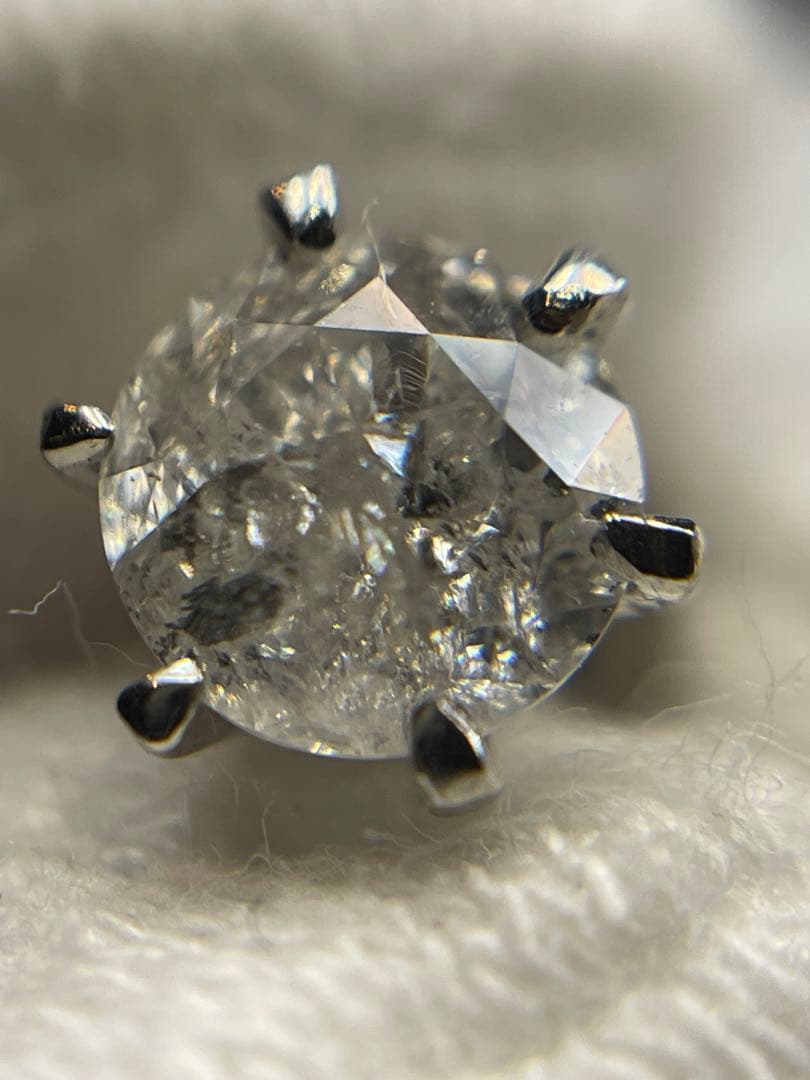 chihuahua_love 天然ダイヤモンド Pt900ピアス