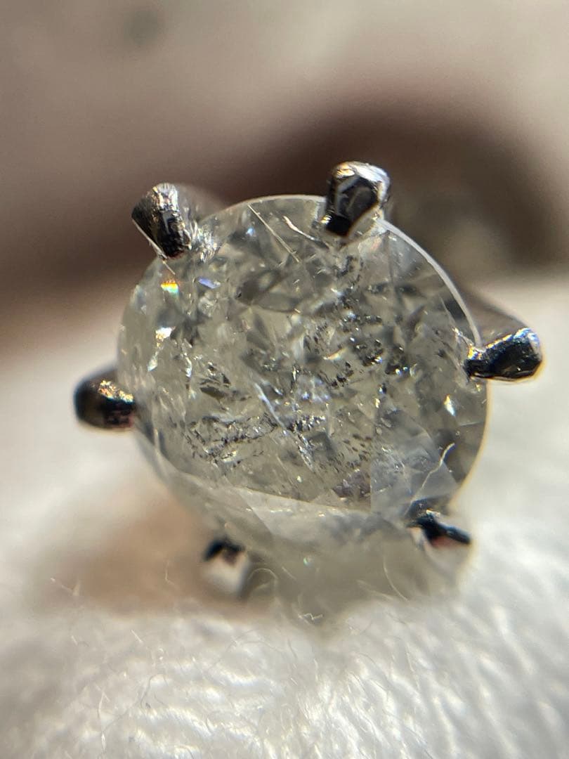 chihuahua_love 天然ダイヤモンド Pt900ピアス