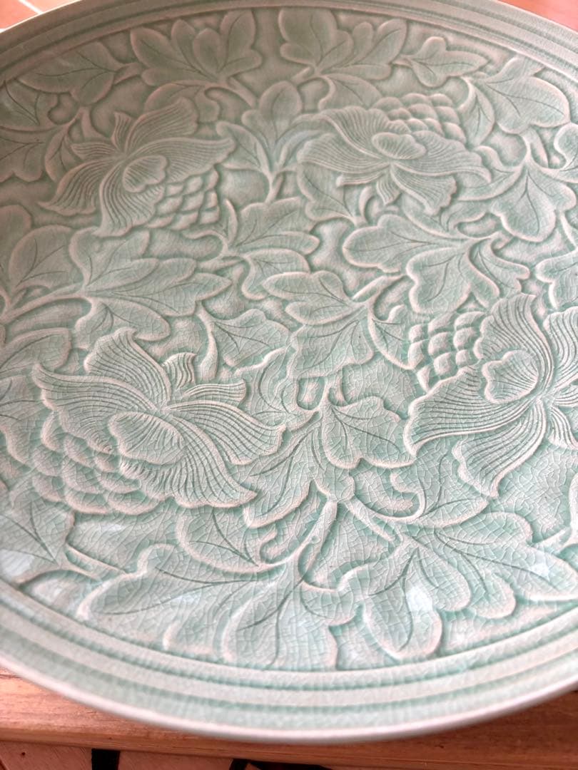 #大皿3枚セット（木箱付き）太田富隆　武田敏男