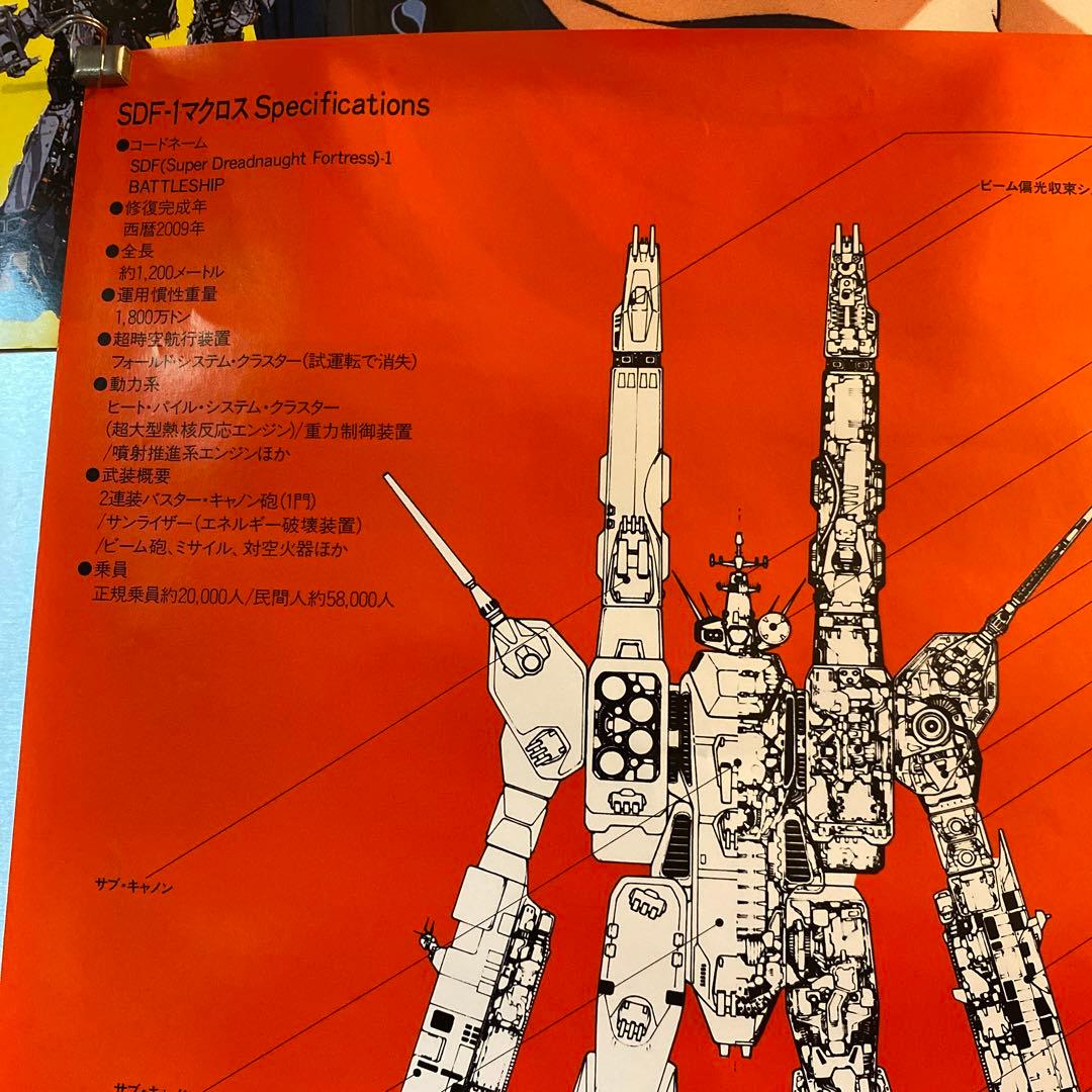 【2枚1組】　希少！オリジナルポスター　マクロス／愛・おぼえていますか