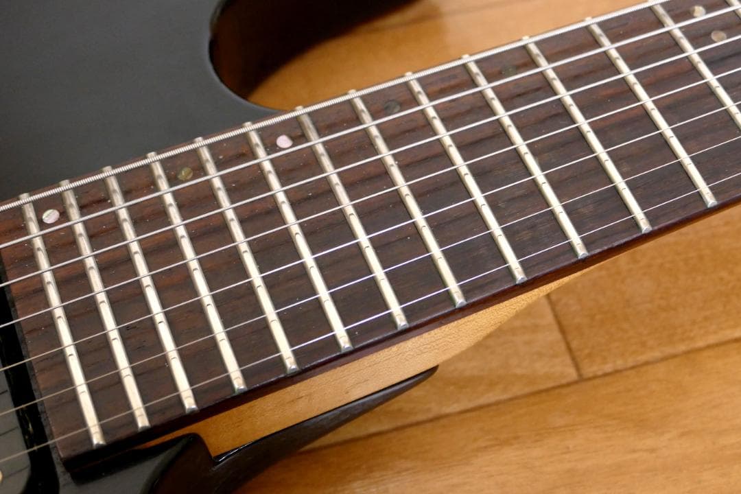 グラスルーツ製 7弦エレキギター リバースヘッド　ダンカン搭載【ジャンク品】