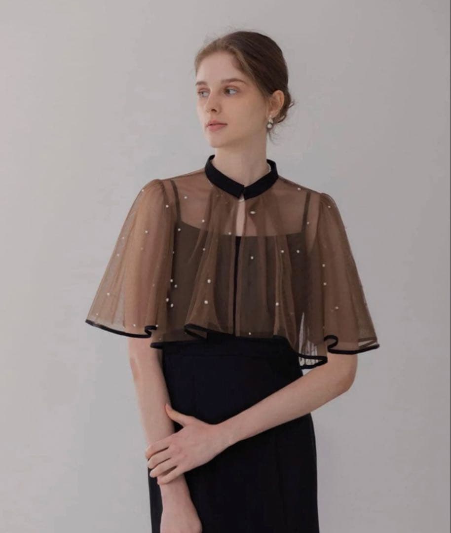 【LEJA】パールパイピングボレロ2WAYマーメイドワンピースドレス Mサイズ