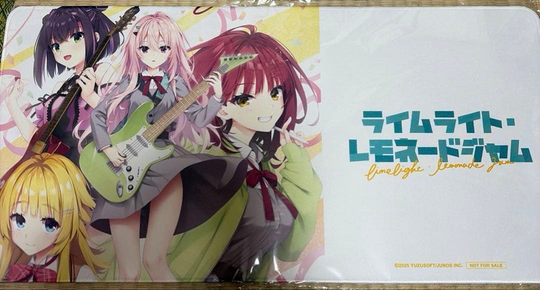 ゆずソフト　ライムライト・レモネードジャム　ゲームマット　プレイマット