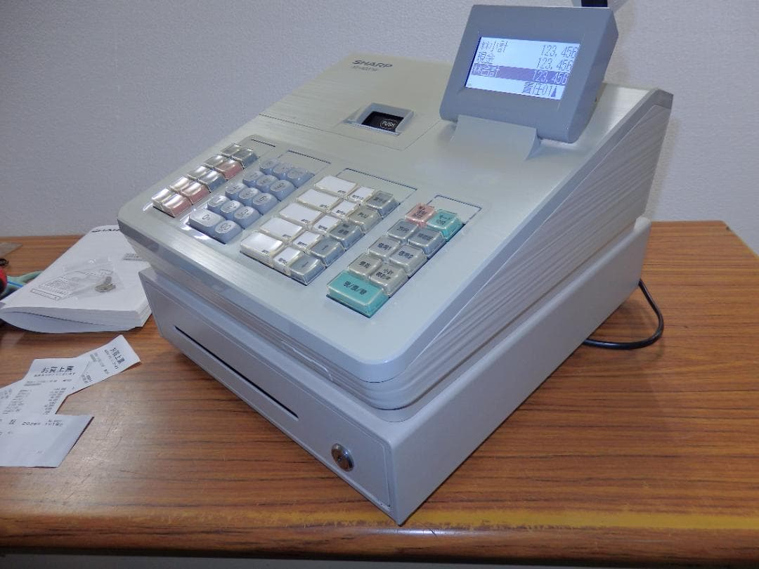 9110 後継機種 設定無料 SHARP XE-A207W-W レジスター