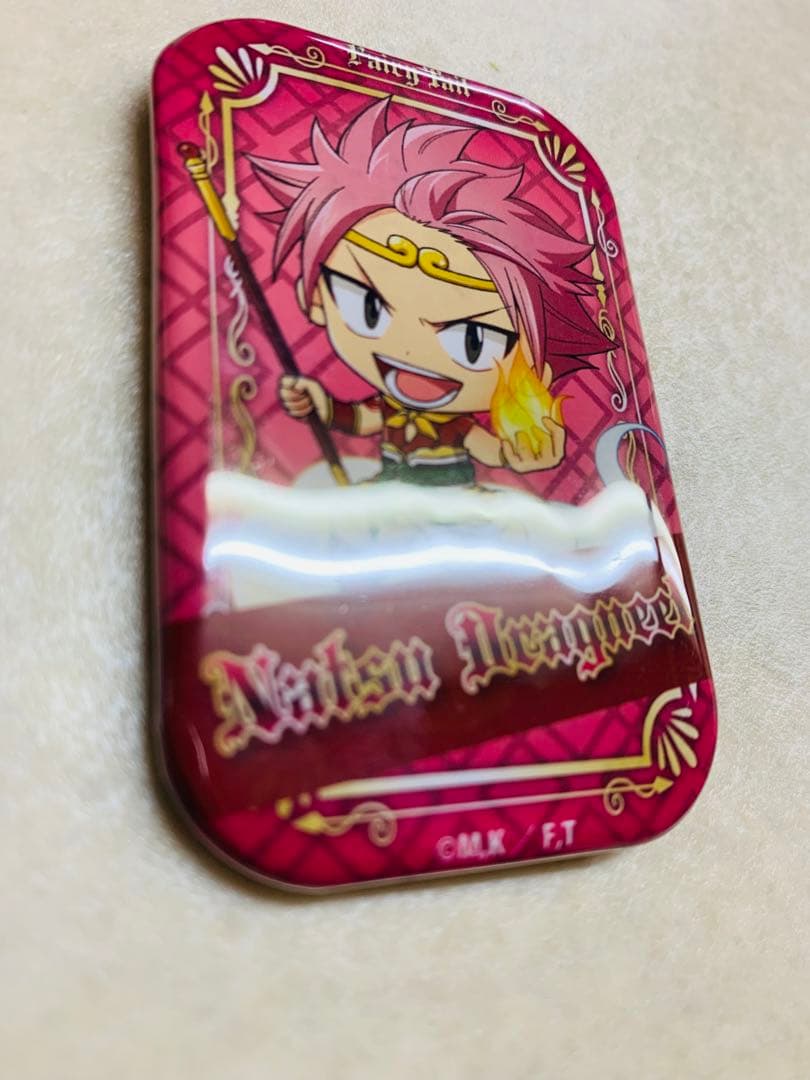FAIRY TAIL ナツ 童話缶バッジ　スクエア　まるかく
