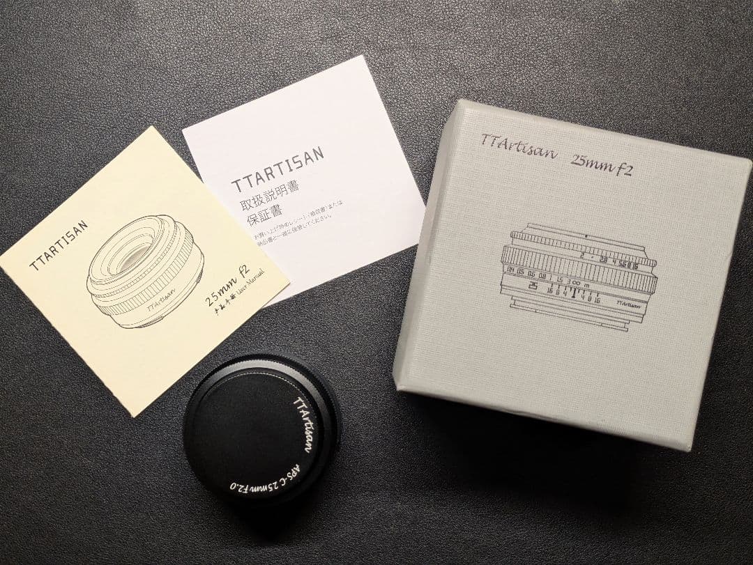 【美品】TTARTISAN レンズ　25mm f2 eマウント