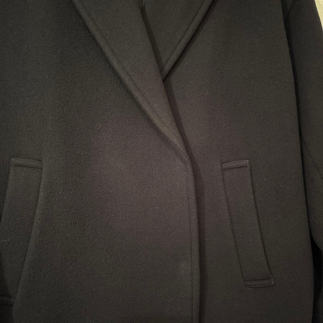 【美品】ジャーナルスタンダード　スーパー140ビーバーテーラーコート、黒