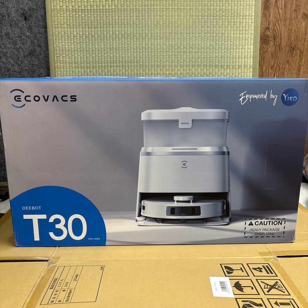 ECOVACSエコバックス　DEEBOT T30 PRO OMNI　新品未開封品
