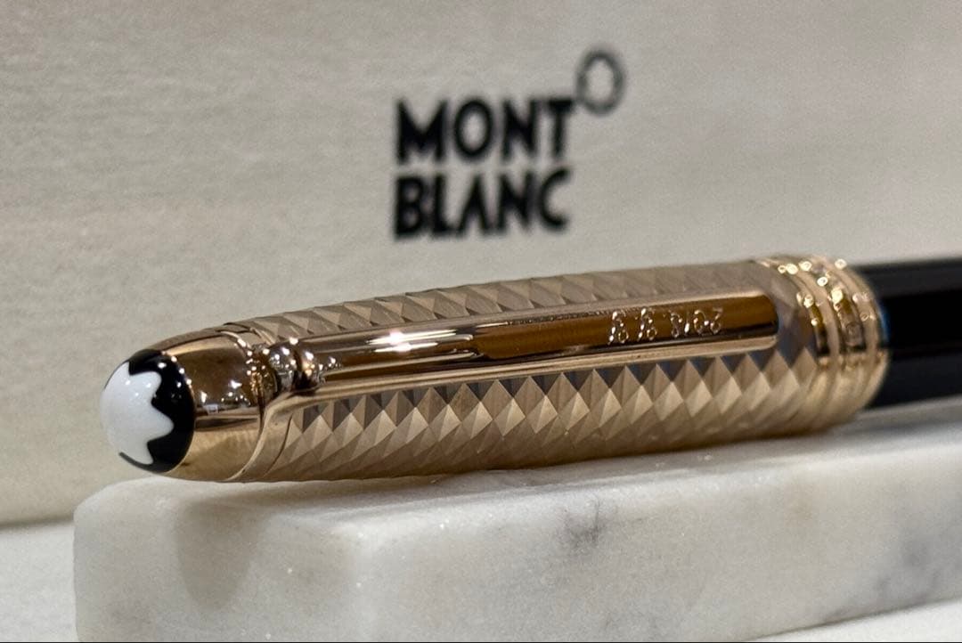 【極美品】モンブラン ボールペン ソリテール ドゥエ ジオメトリック