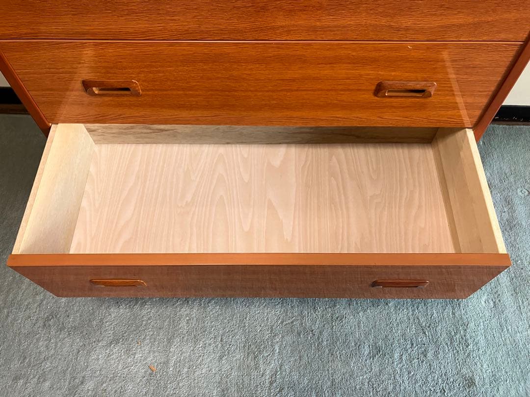 木製アンティークタンス 7引き出し