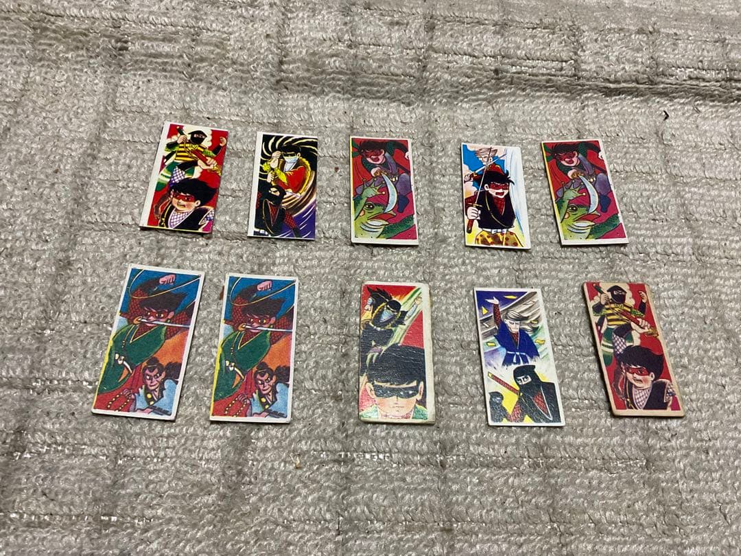 伊賀の影丸／昭和のメンコ。44枚組【ダブリがございます。昭和レトロ】。