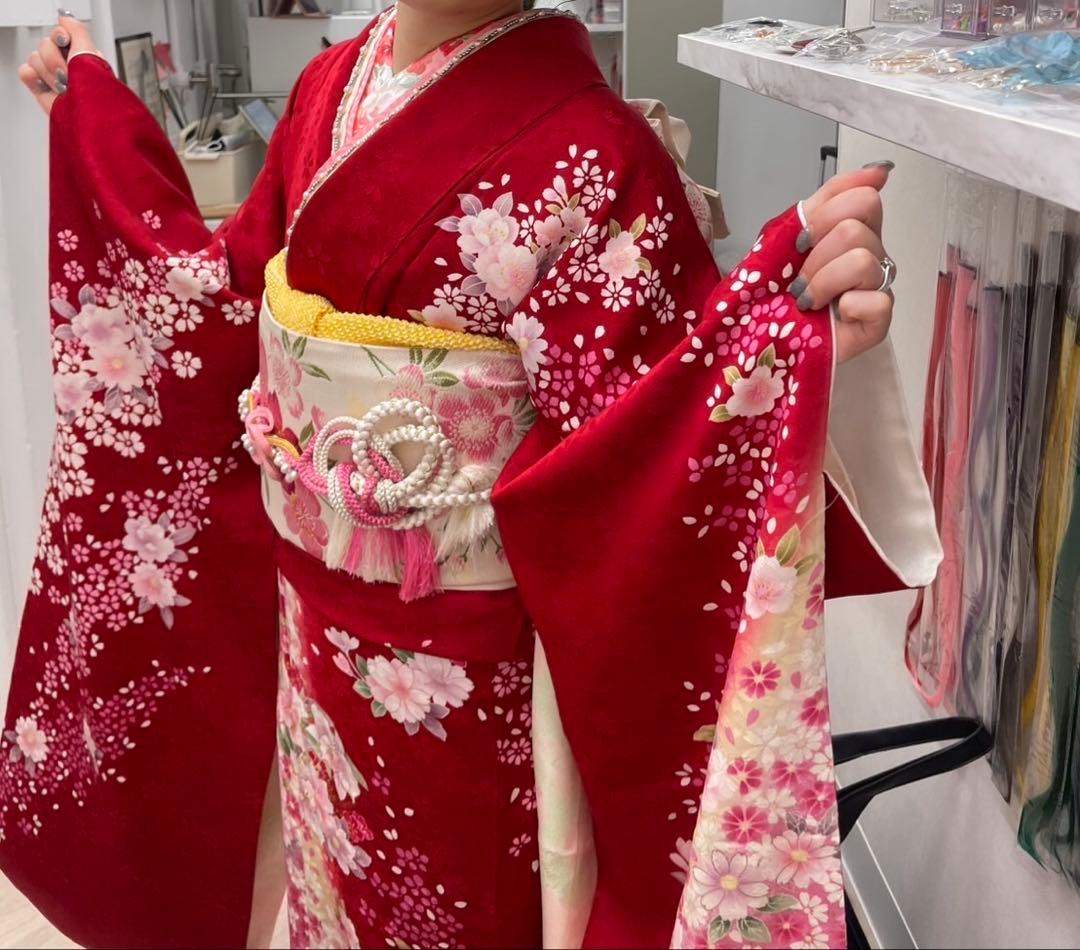 振袖　フルセット　小さめ　低身長