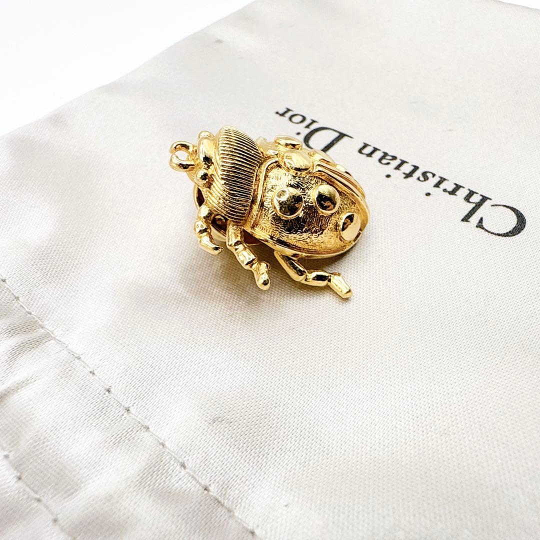 2592 Germany製✨Dior　ブローチ　CD　ロゴ　希少　刻印