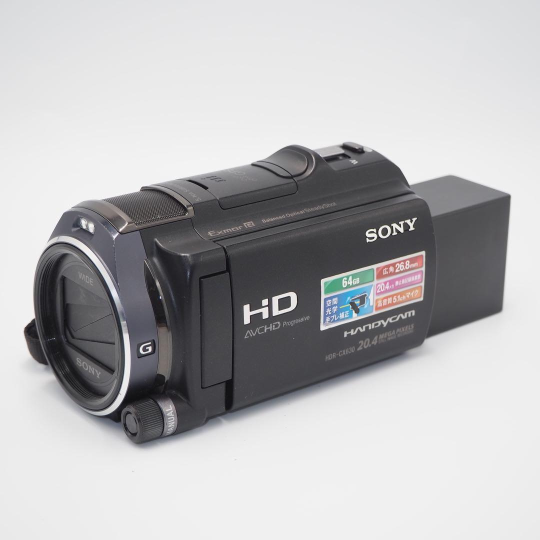 ビデオカメラ SONY HDR-CX630V バッテリー3個、メモリー付き‼️