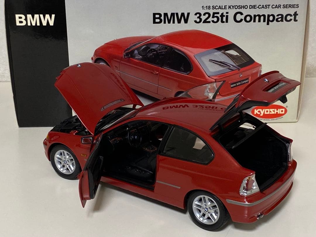 京商 1/18 BMW 325ti Conpact コンパクト (レッド)