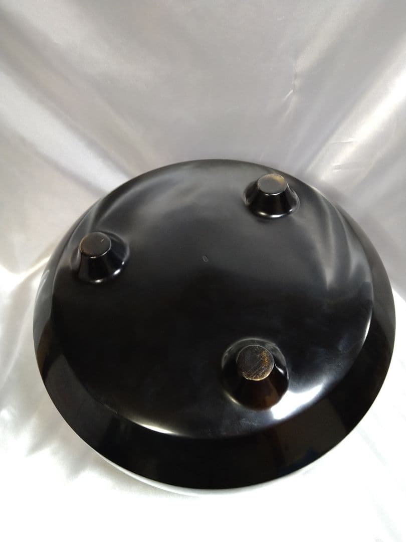 茶道具 風炉 真塗道安風炉 面取風炉 灰付き 新品未使用