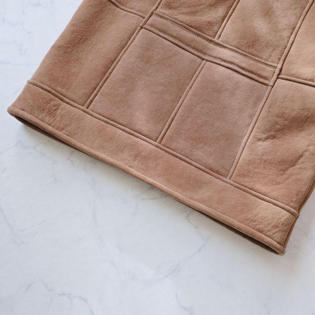 極美品✨本革 シープスキン WINDWARD ボア ムートンベスト メンズ М