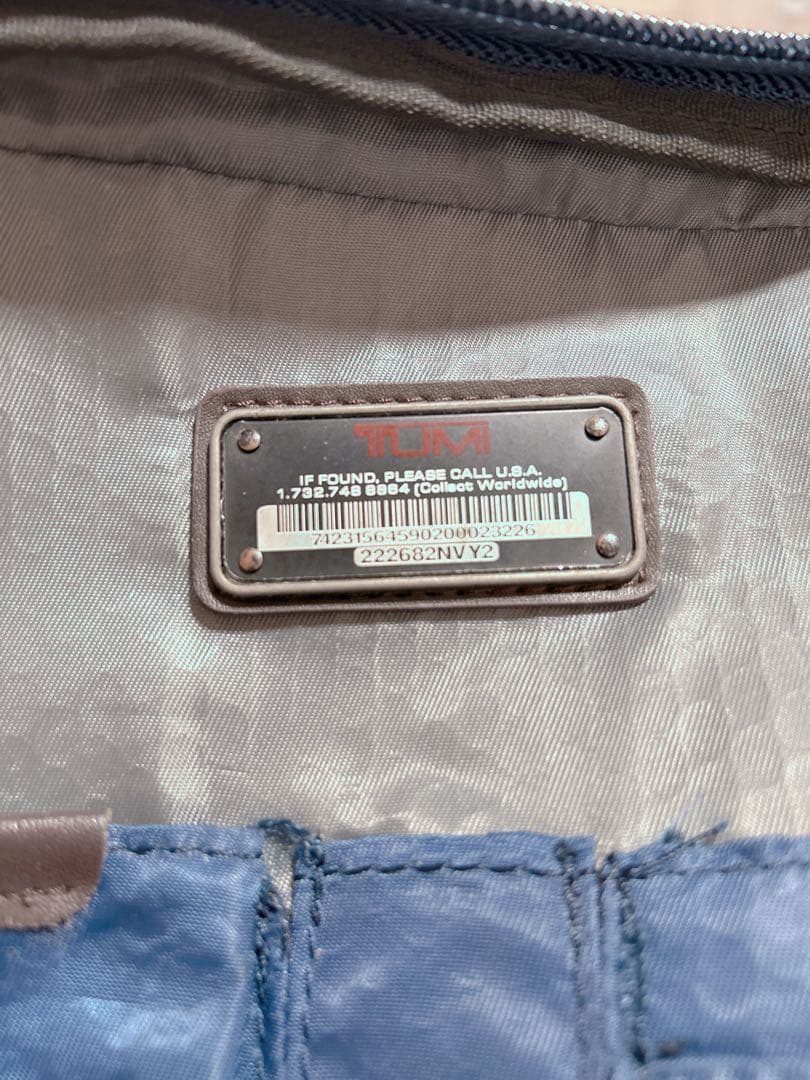 TUMI トゥミ　ネイビー　ビジネスリュック