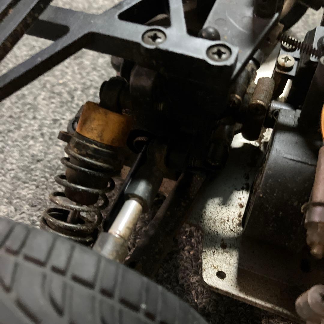 シルバー 4WD ラジコンカー　エンジンカー