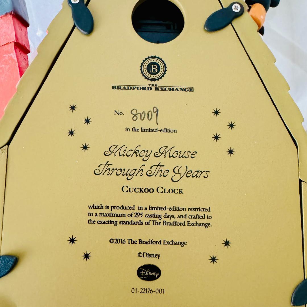 【新品】限定 ブラッドフォードエクスチェンジ ディズニー 壁掛け時計