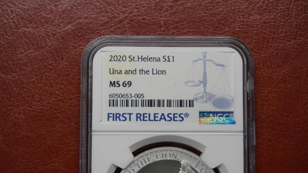 【超レア！】2020年 セントヘレナ ウナとライオン 1ポンド 銀貨 MS69