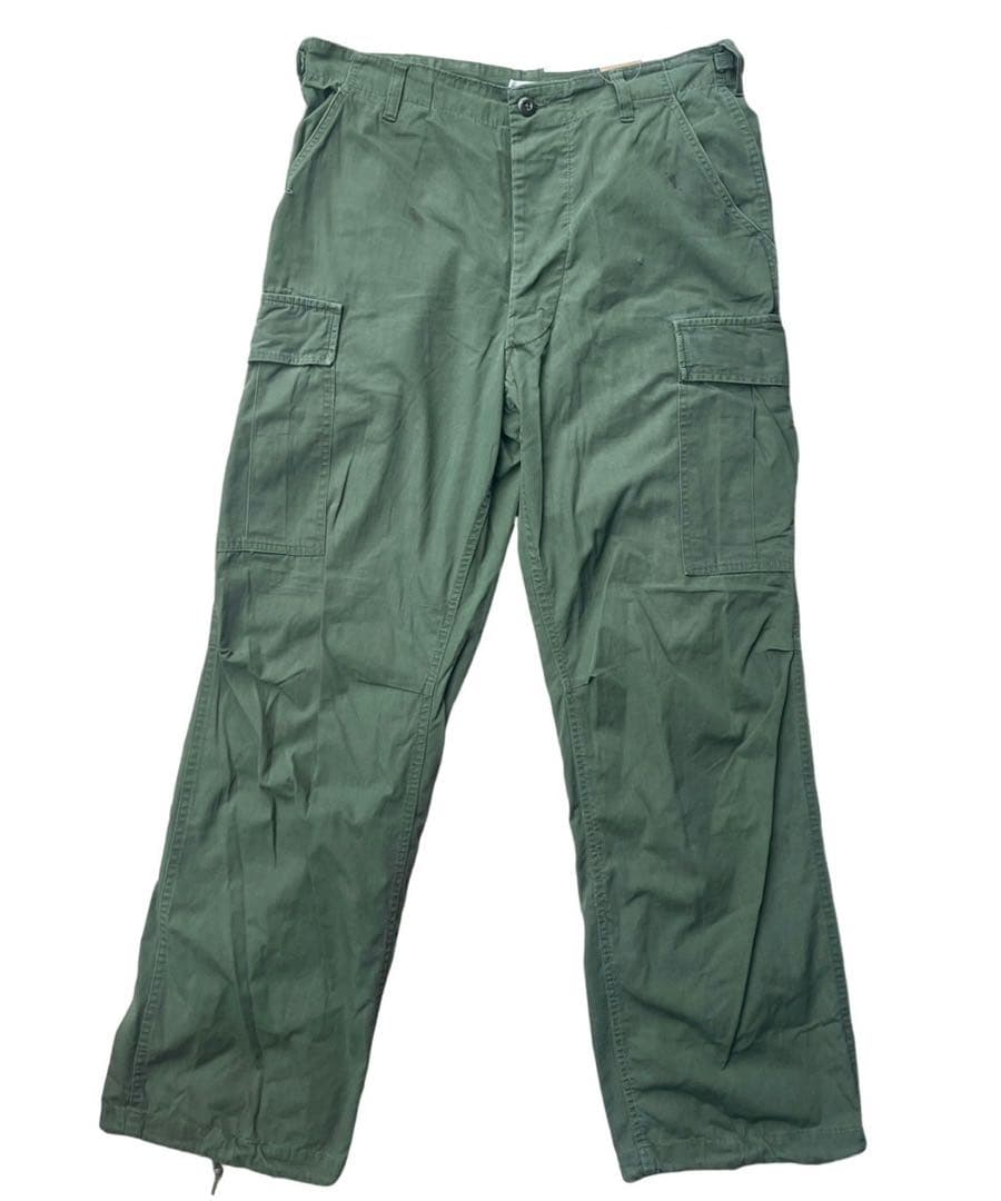 米軍ジャングルファティーグパンツ3rdノンリップ1967年OG107サイズM/R