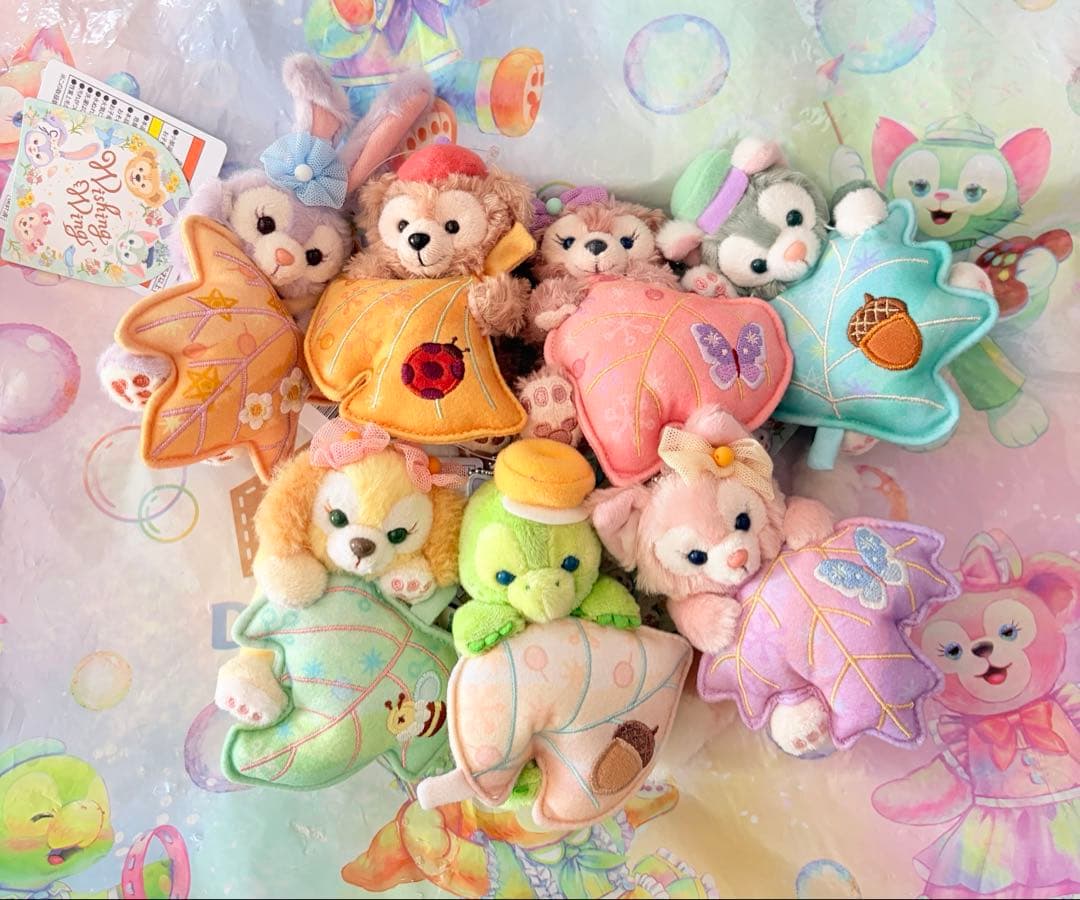 ダッフィー＆フレンズ　ぬいぐるみチャーム　ウィッシングウィングス