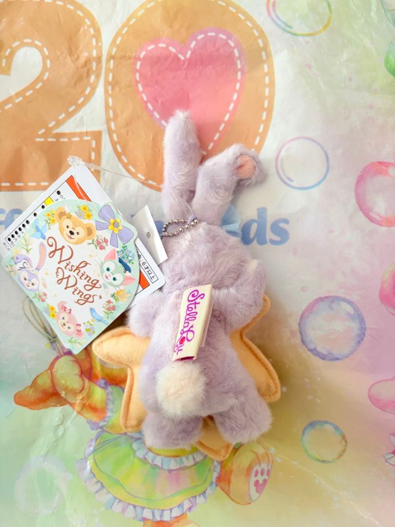 ダッフィー＆フレンズ　ぬいぐるみチャーム　ウィッシングウィングス