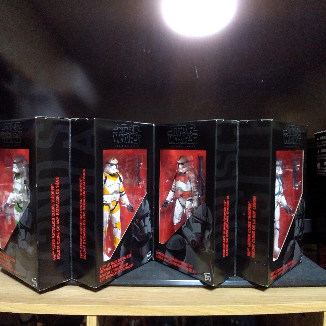 スターウォーズ　ブラックシリーズ　クローントルーパー　オーダー66　4パック