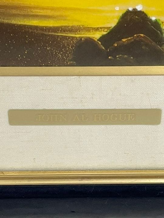 john al hogue ジョン・アル・ホーグ 絵画 サンライズ 額入り