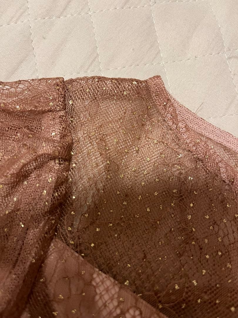 Aimer グリッターレースフィット＆フレアドレス