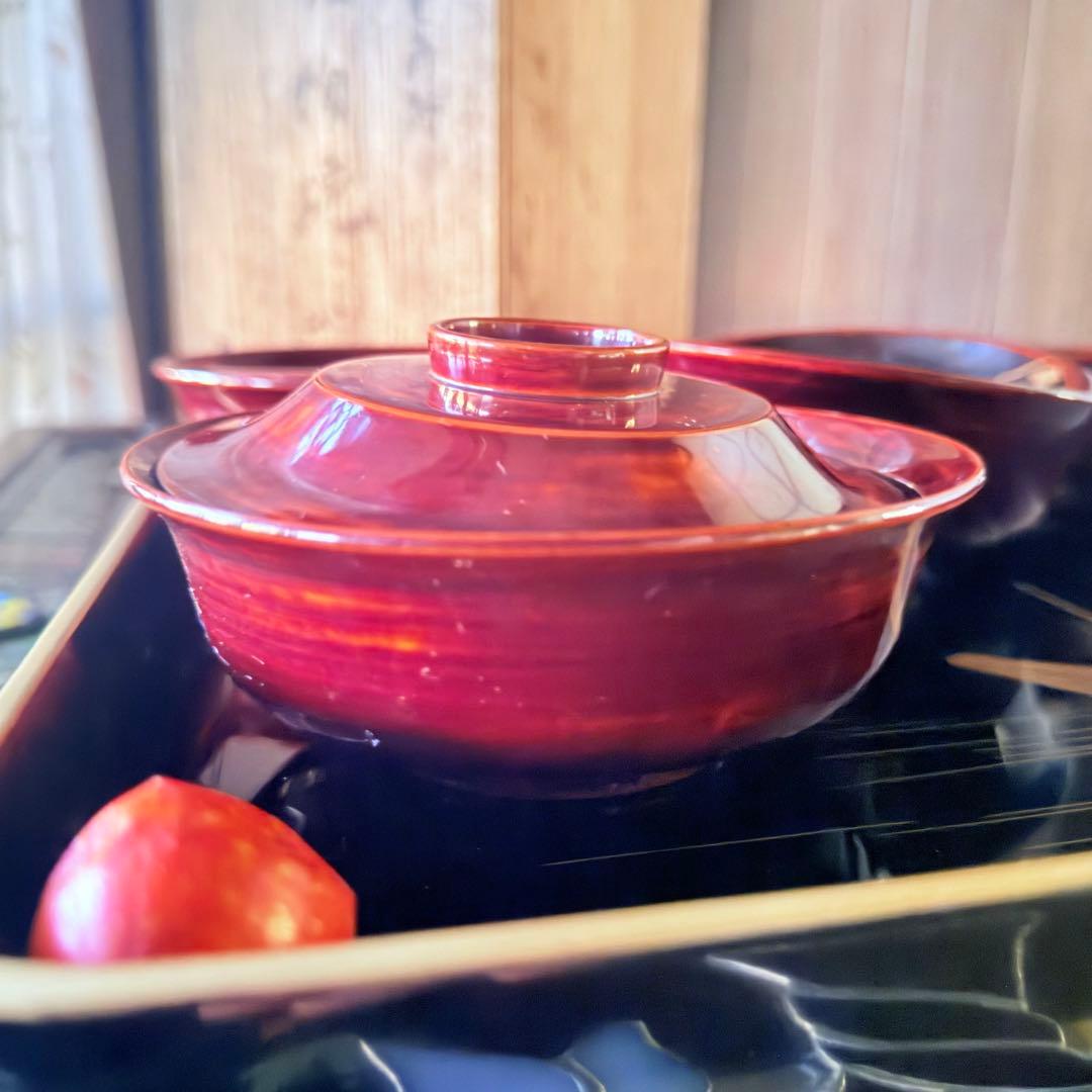 2224様感謝‼️感謝価格‼️超絶JAPAN蒔絵あけぼの❌黒 秋草蒔絵　茶懐石椀5客