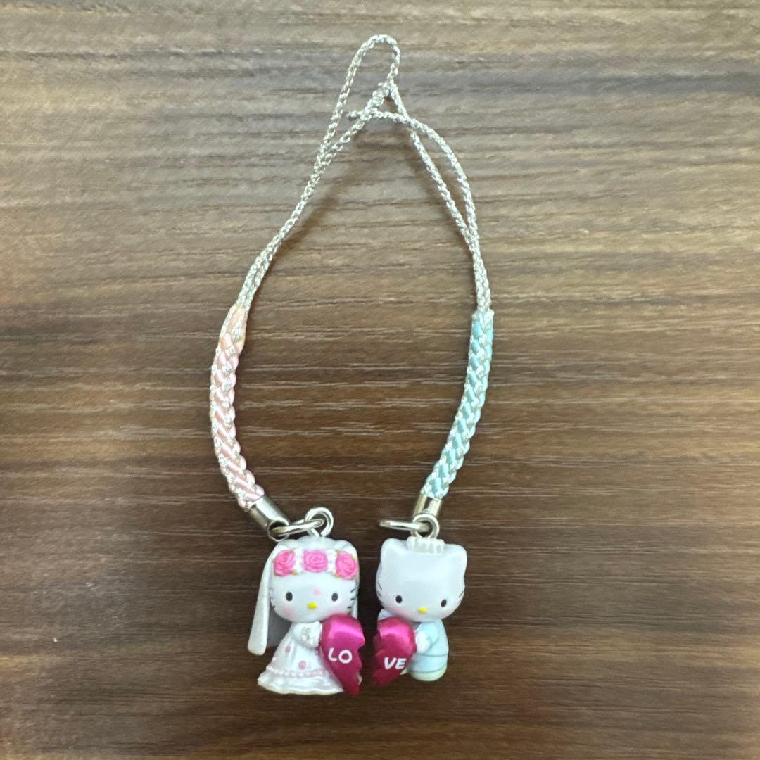 キティ 根付け ストラップ 2点セット 信州限定 軽井沢ウェディング