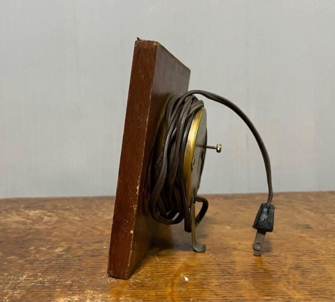 USA アンティーク　デスク　クロック　時計　ビンテージ インダストリアル