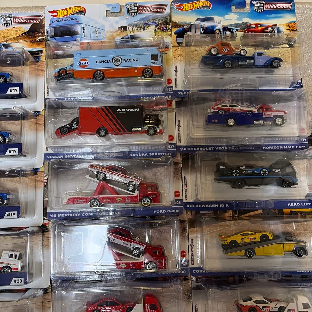 ホットウィール　チームトランスポート　28台セット