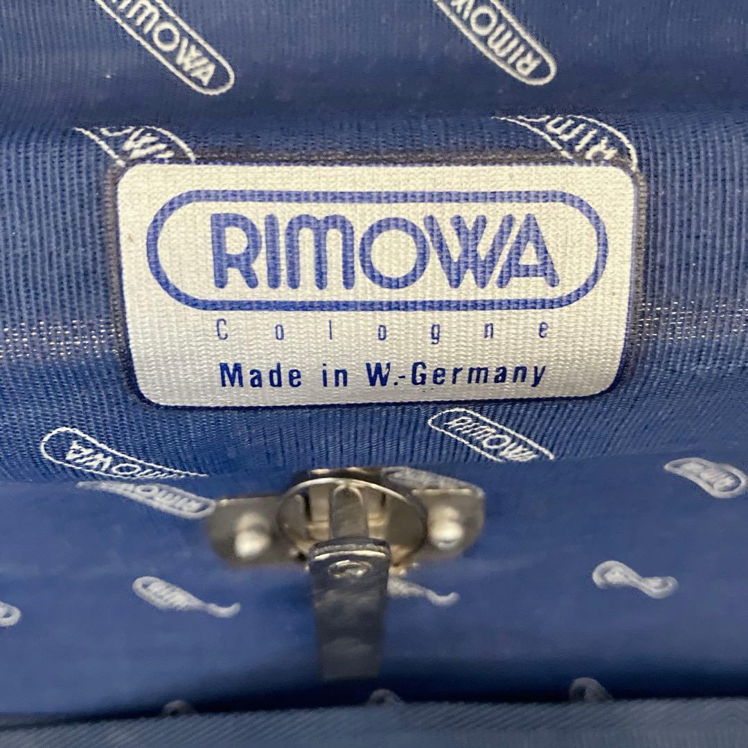 【廃盤・青ロゴ】RIMOWA リモワ　トパーズ　2本鍵付