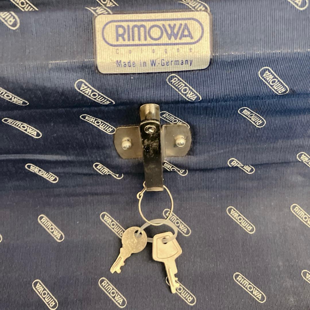 【廃盤・青ロゴ】RIMOWA リモワ　トパーズ　2本鍵付