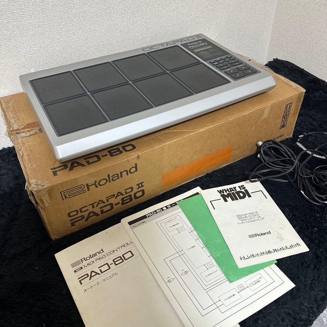 激レア Roland PAD-80 元箱付き MIDIコントローラー