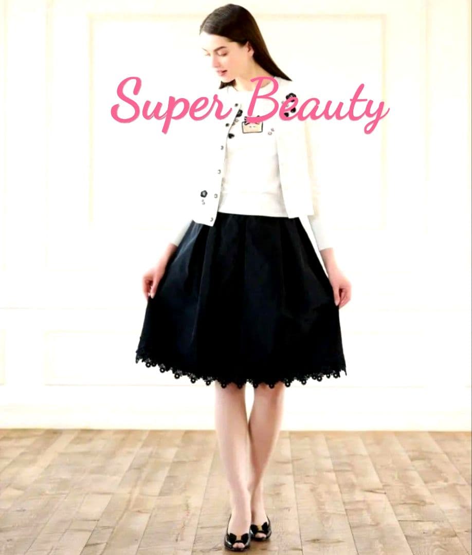 ✨新品極美42✨まるでリカちゃん✨定価¥17600❣豪華〜フォーマル立体花びら✨