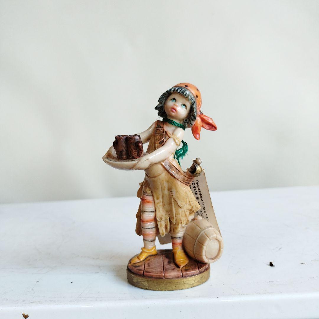 Fontanini 少女像 樹脂製 オリジナルタグ付き