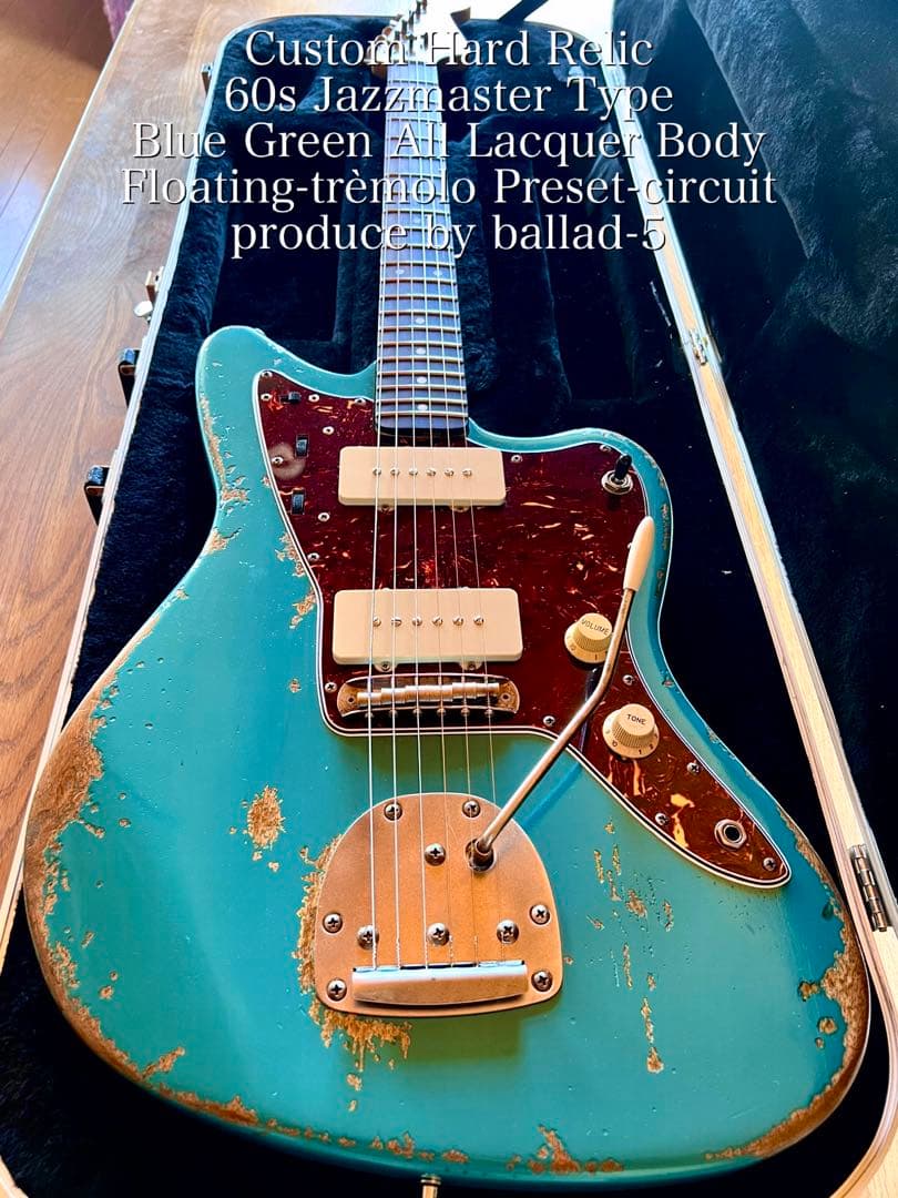 ハードレリック 60sジャズマスタータイプ/ホンマホ オールラッカーボディ