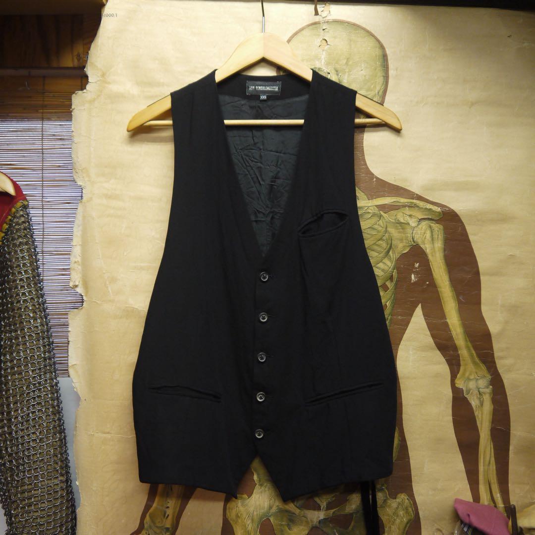 トップス ANN DEMEULEMEESTER Design Wool Gillet