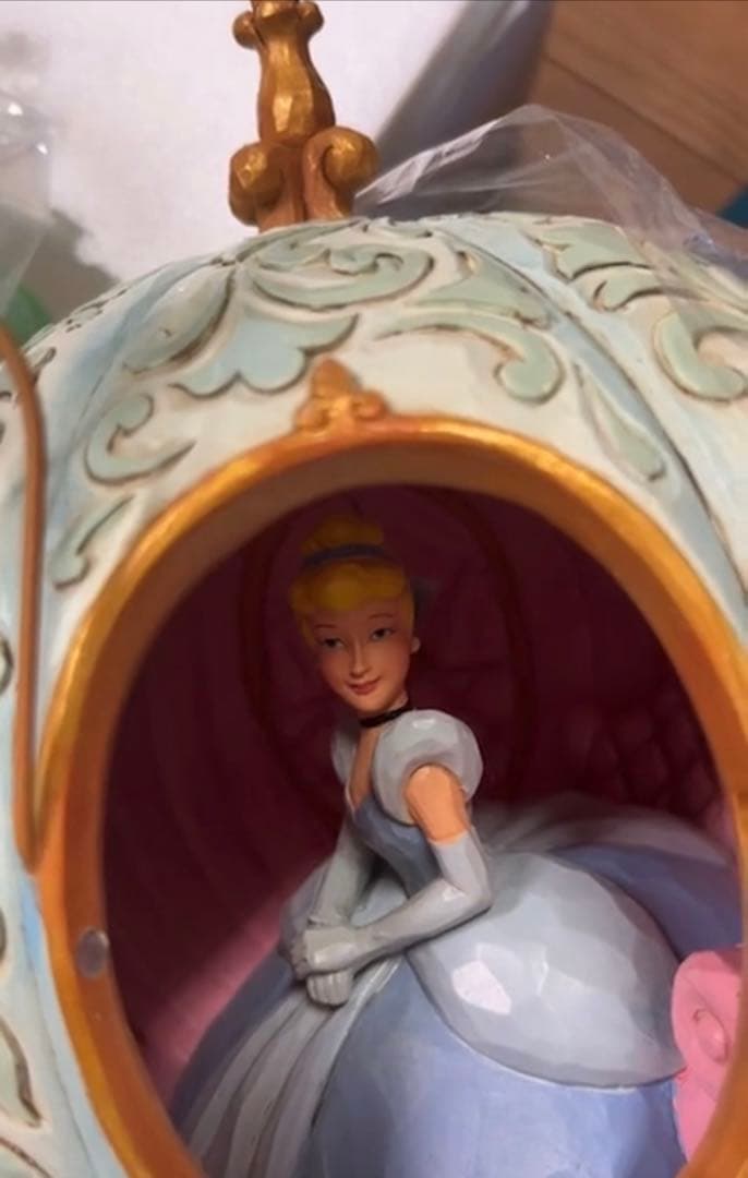 新品 未使用 シンデレラ かぼちゃの馬車 ライトアップ エネスコ トラディション