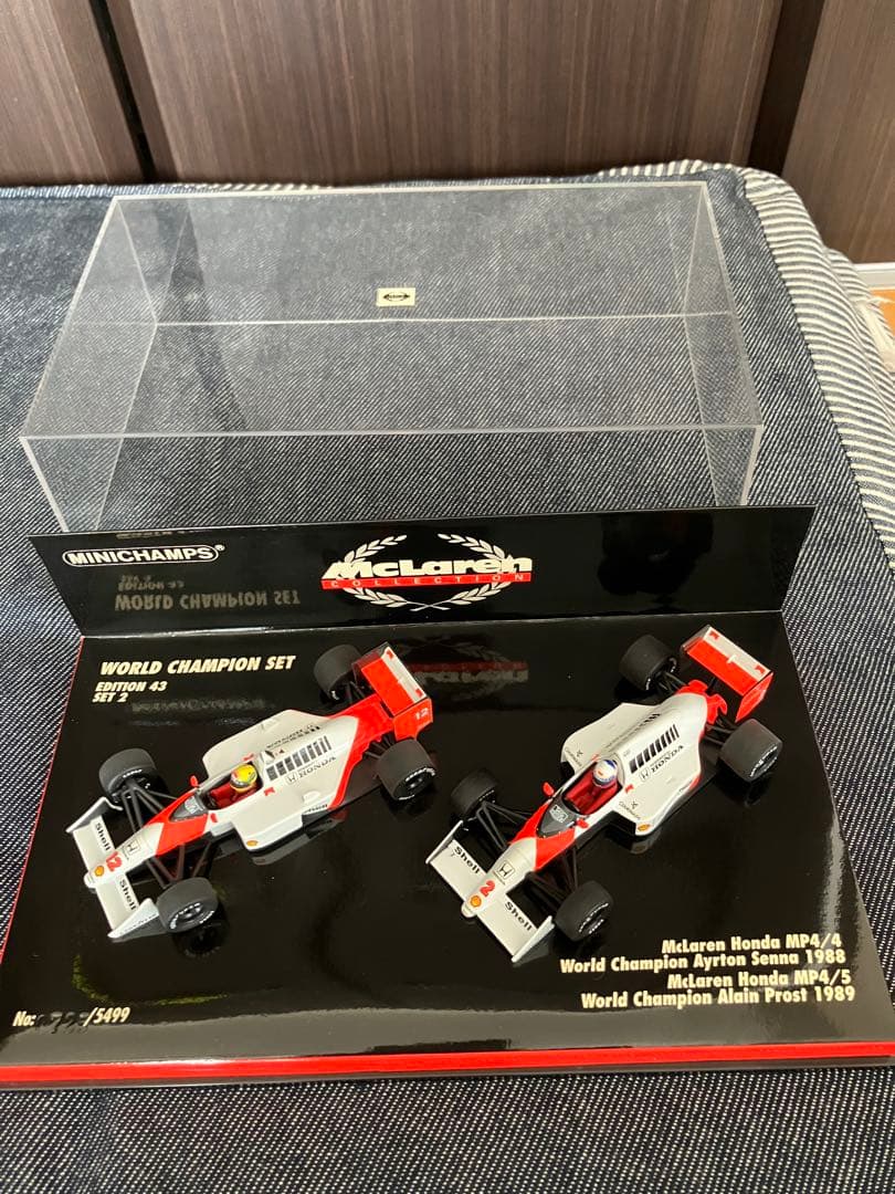 ミニチャンプスF1 1/43 McLaren MP4/4、MP/4/5