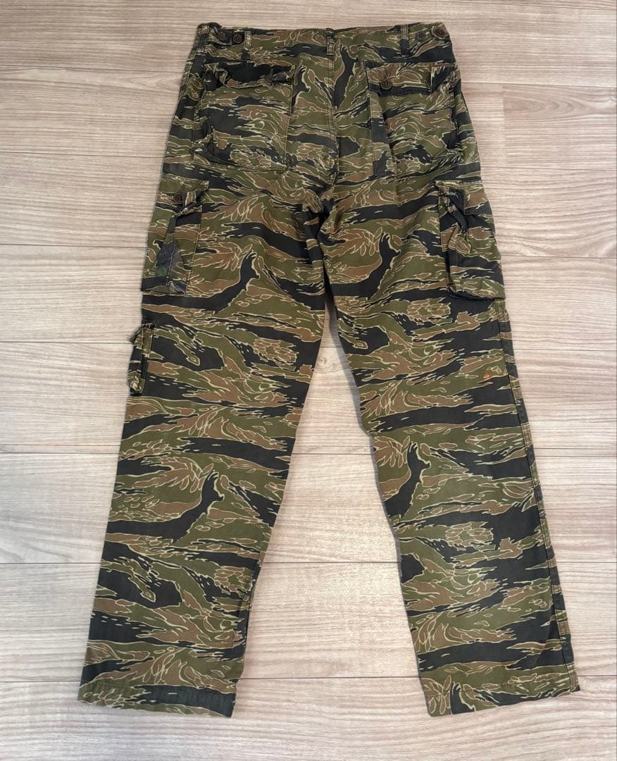 タイガーストライプ迷彩パンツ　ベトナム戦争