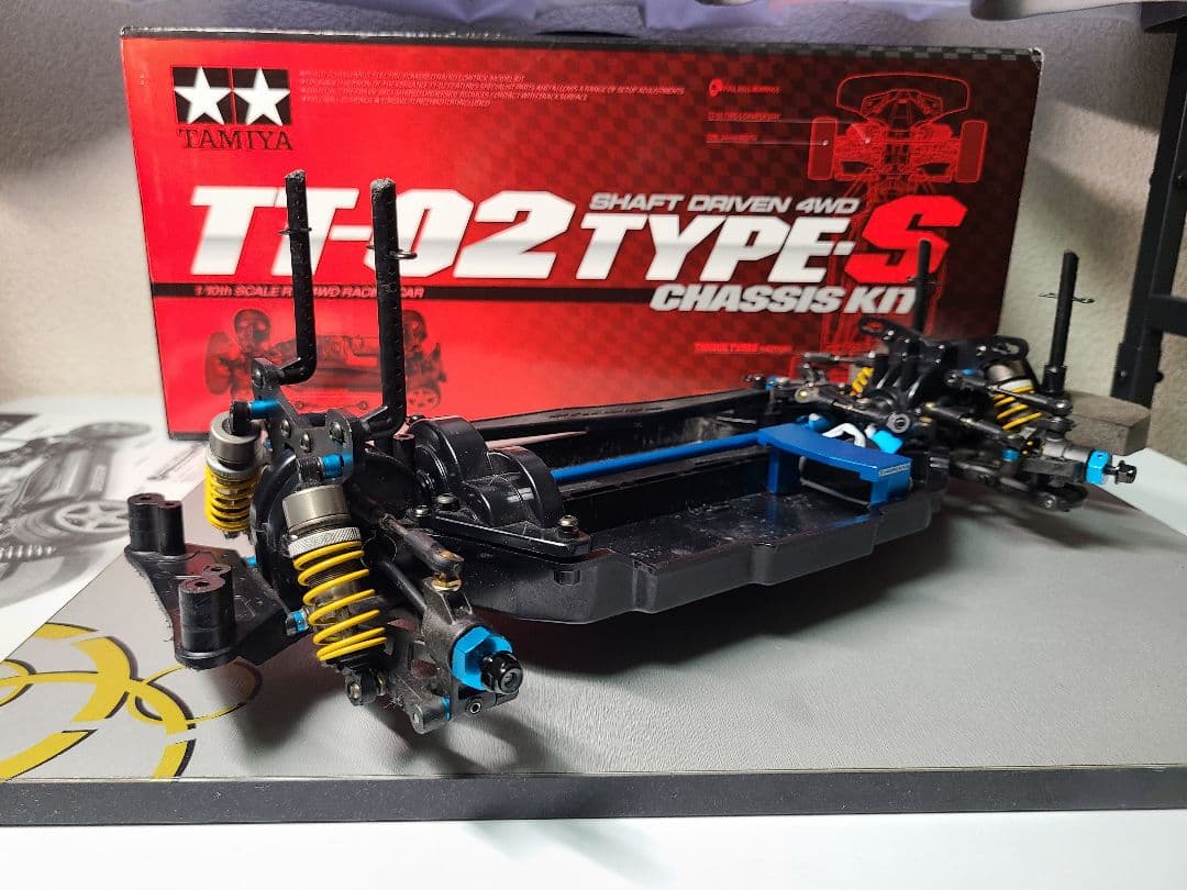TAMIYA TT-02 TYPE-S 　オプション多数　タミチャレ　タミグラ
