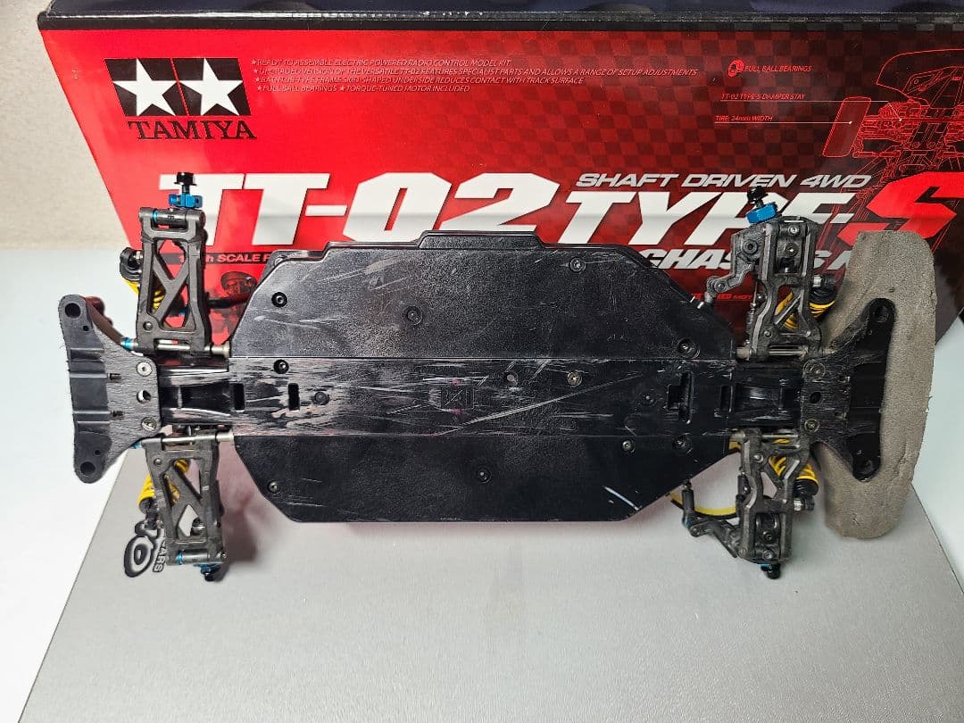 TAMIYA TT-02 TYPE-S 　オプション多数　タミチャレ　タミグラ