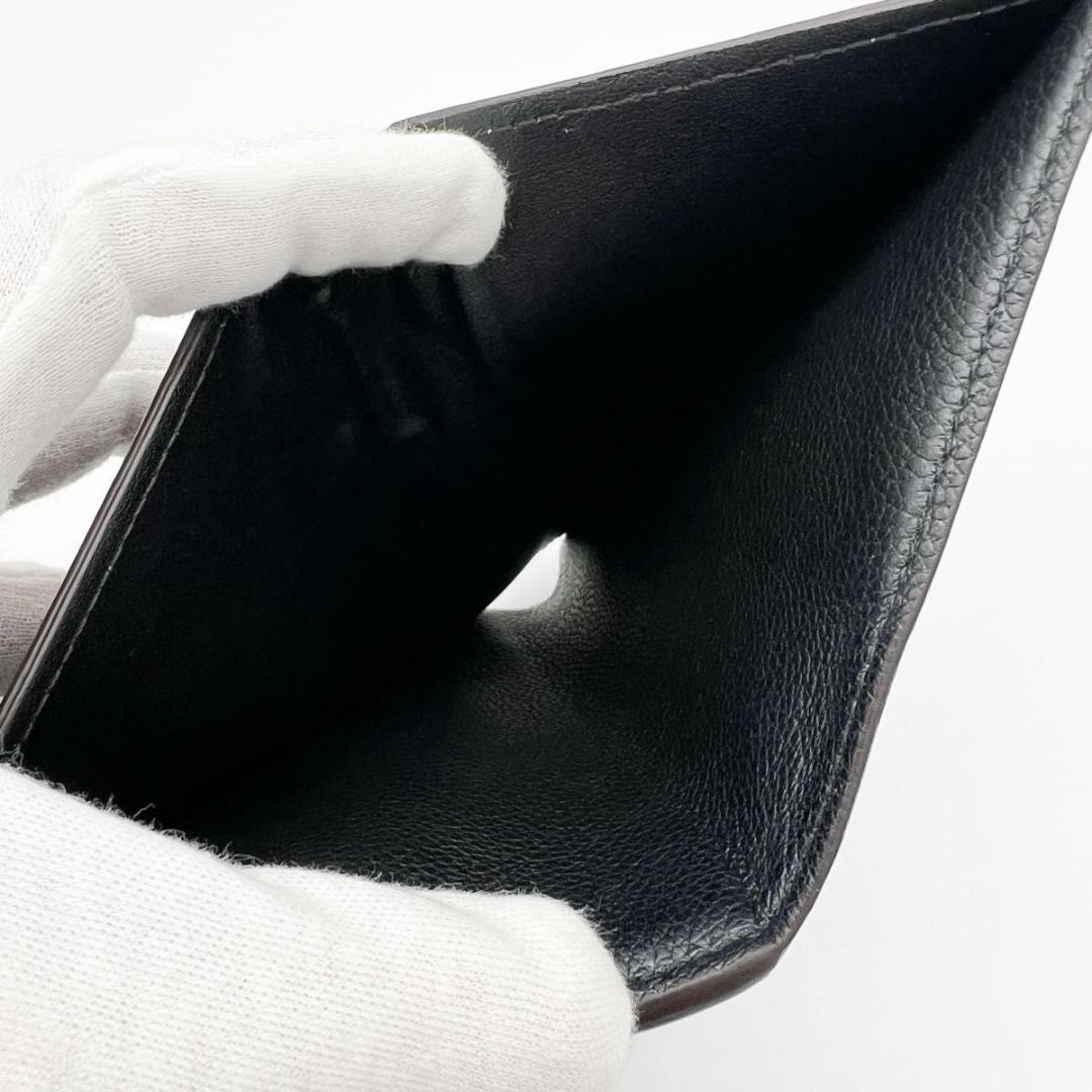 【美品】ヴィトン モノグラム ポルトフォイユ パラスコンパクト M60990 黒